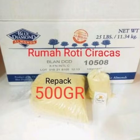 

ALMOND POWDER 500GR TEPUNG BUBUK KACANG REPACK 500 GR CURAH NUT RAW