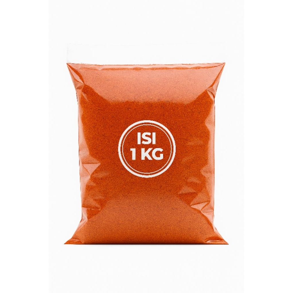 

Cabe bubuk halus kualitas premium kemasan 1kg/Chili powder/cabe rawit/cabe pedas/hot