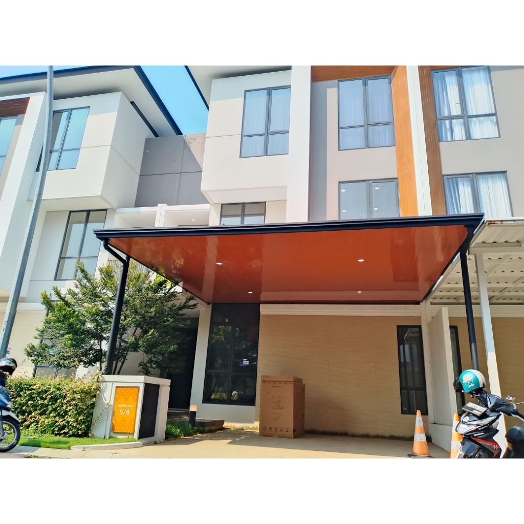 Kanopi Atap Alderon PVC Elegan – Cocok untuk Rumah & Ruko