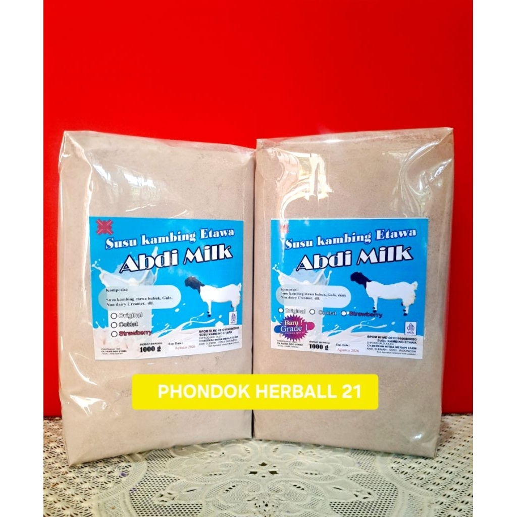 

Susu Kambing Etawa Bubuk Coklat 1kg