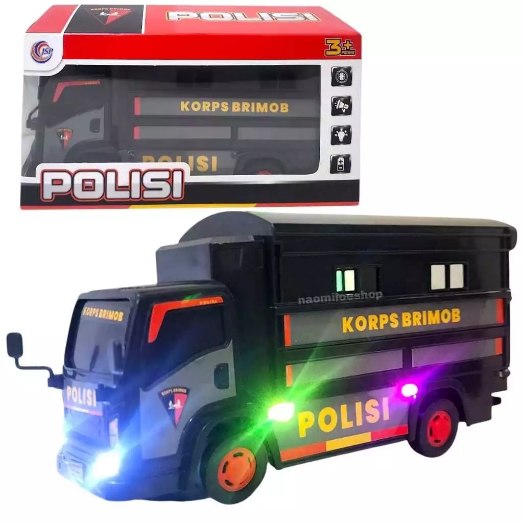 Mainan Mobil Truk Polisi Brimob