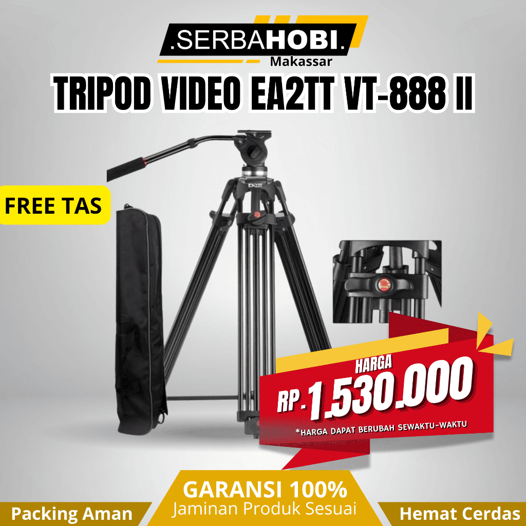 Tripod Video EA2TT VT-888 II