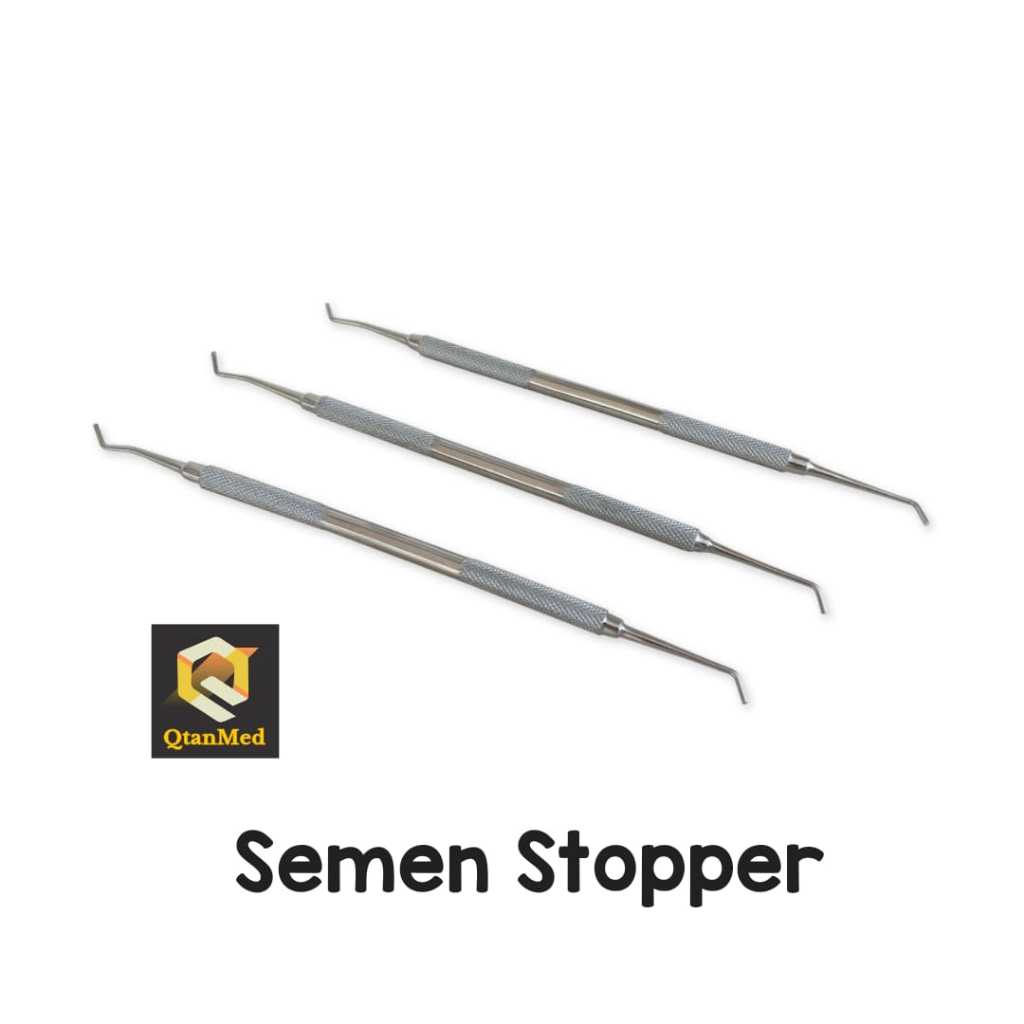 Semen Stopper Dental Stainless Steel / Dental Cement Stopper Stainless