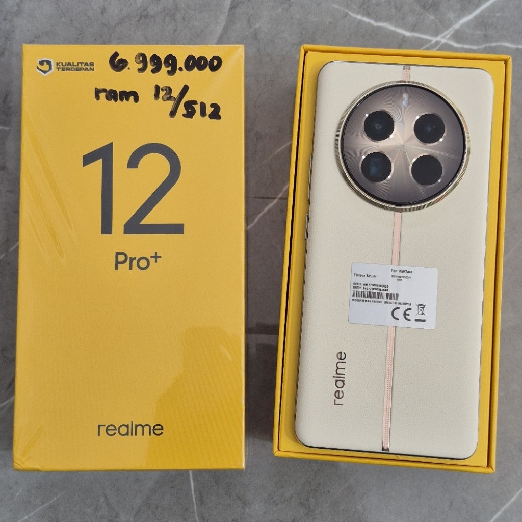 Realme 12 Pro Plus 5G Ram 12/512GB Fulldus Normal Jaya Garansi Masih On Panjang Kemulusan 90% sisahn