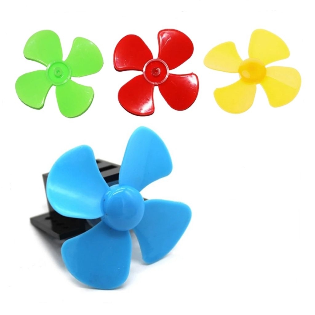 Baling Kipas Ukuran 8cm Baling Baling Kipas Plastik Diy Baling Kipas Kecil Untuk/ Baling Baling Laya