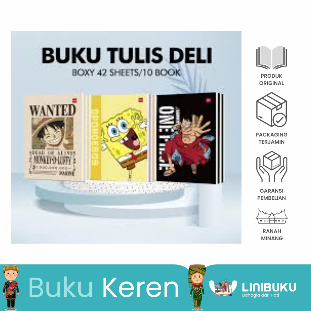 

Buku Tulis BOXY isi 42 lembar - ATK