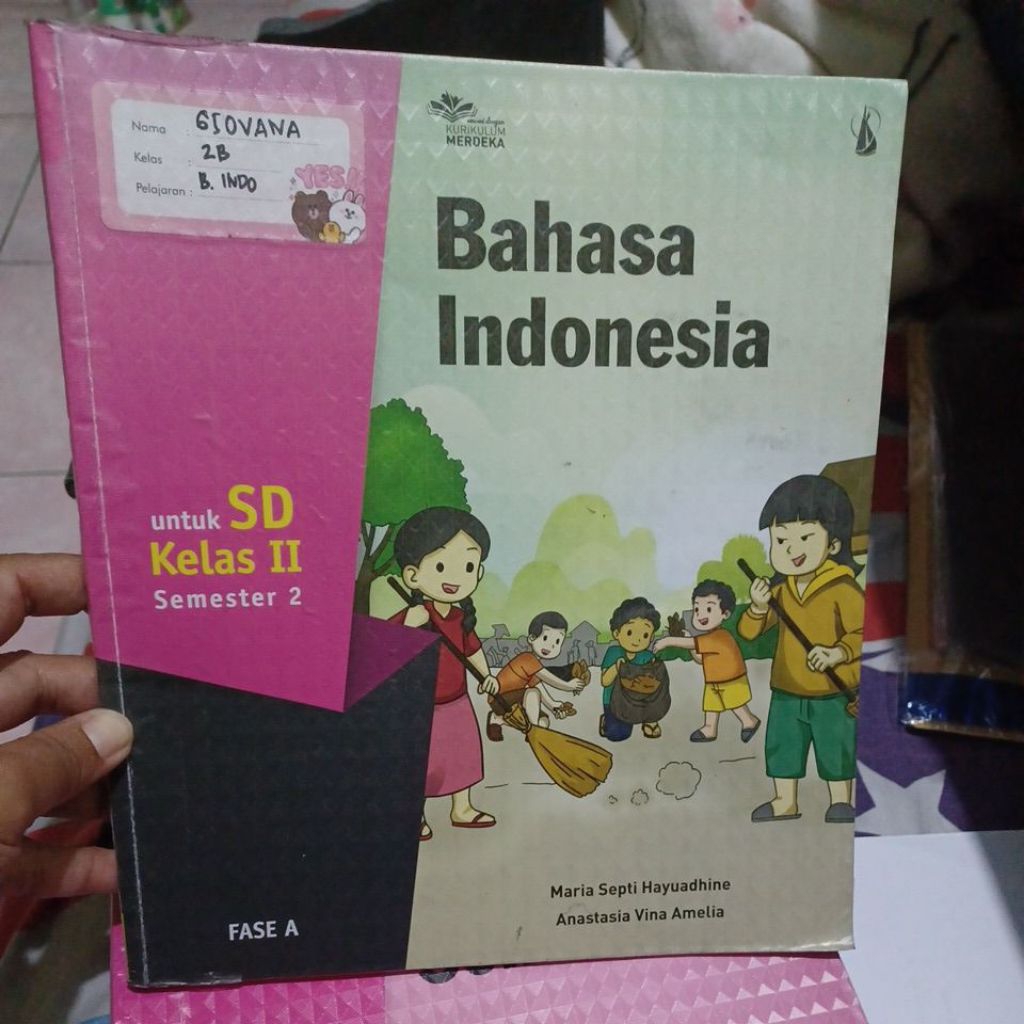 bahasa indonesia kelas 2 semester 1&2 kanisius preloved
