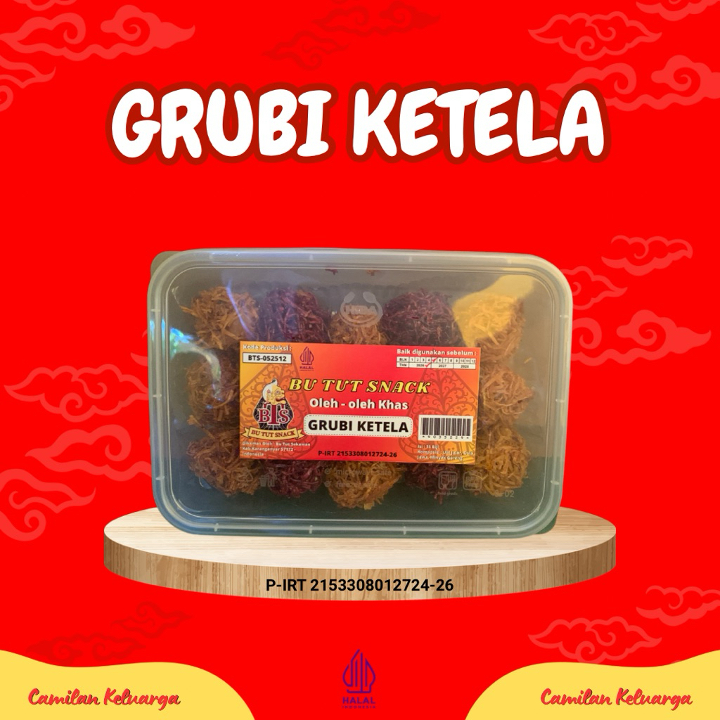 

Grubi Ketela Oleh - Oleh Khas Wonosobo Isi 15 Biji