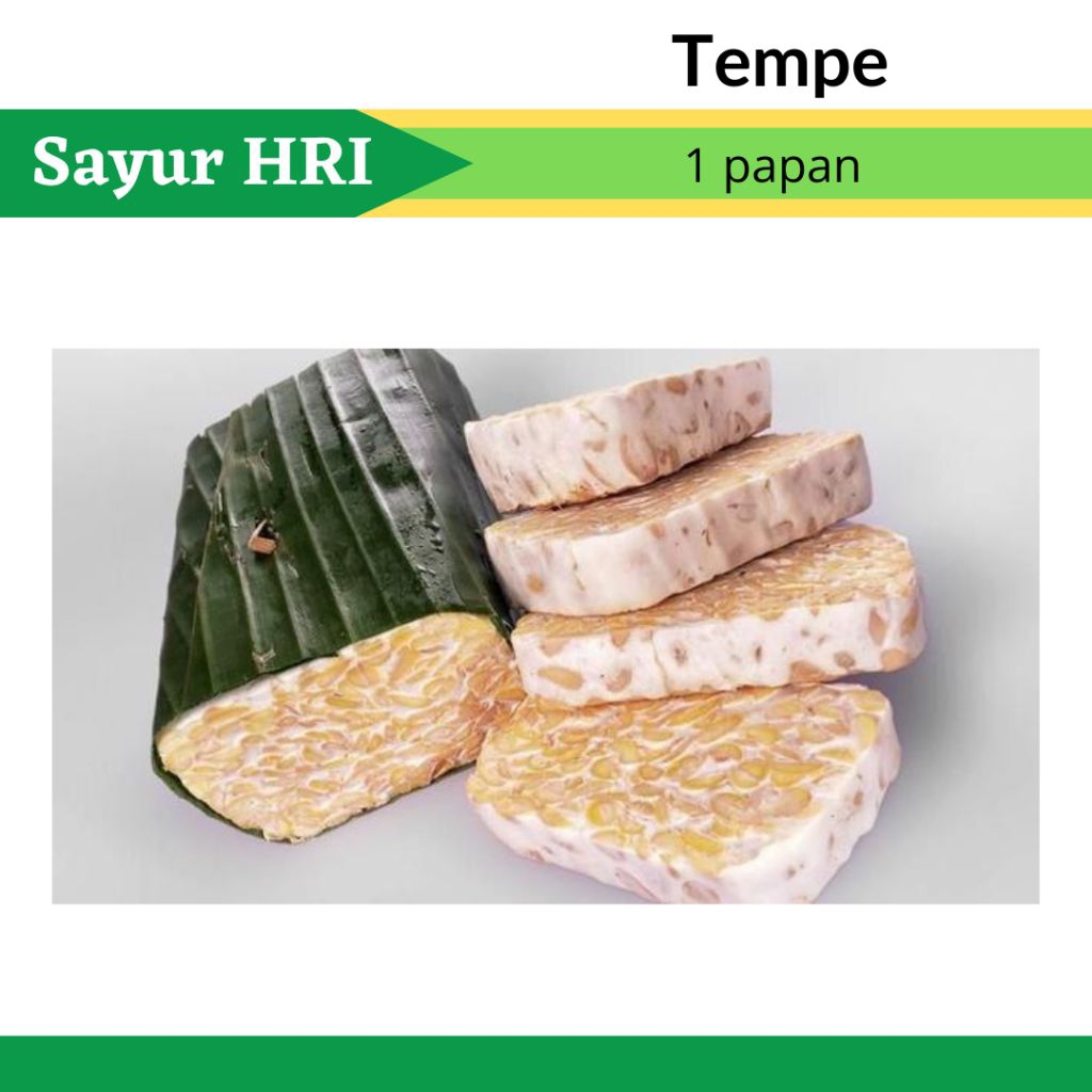 

Tempe Papan | Tempe Daun | Tempe Potong | Sayur Bogor