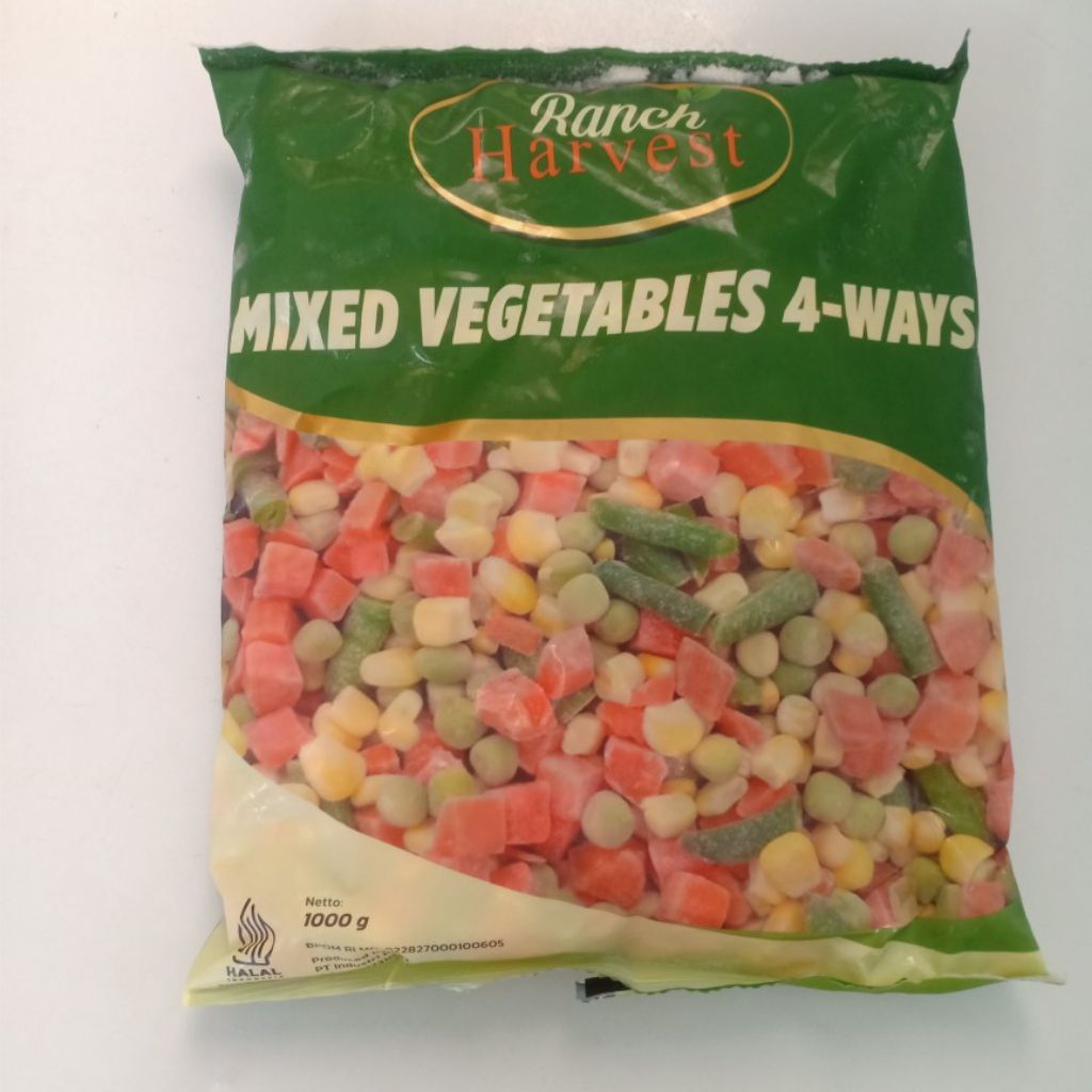

Ranch Harvest Mix Vegetable 4 ways 1 kg