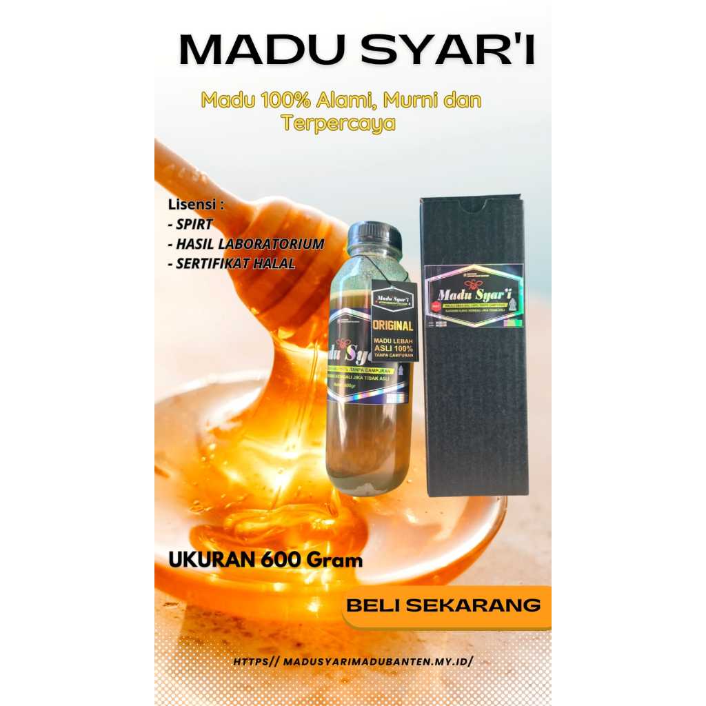 

Madu Asli | Madu Murni | Madu Syar'i 600g