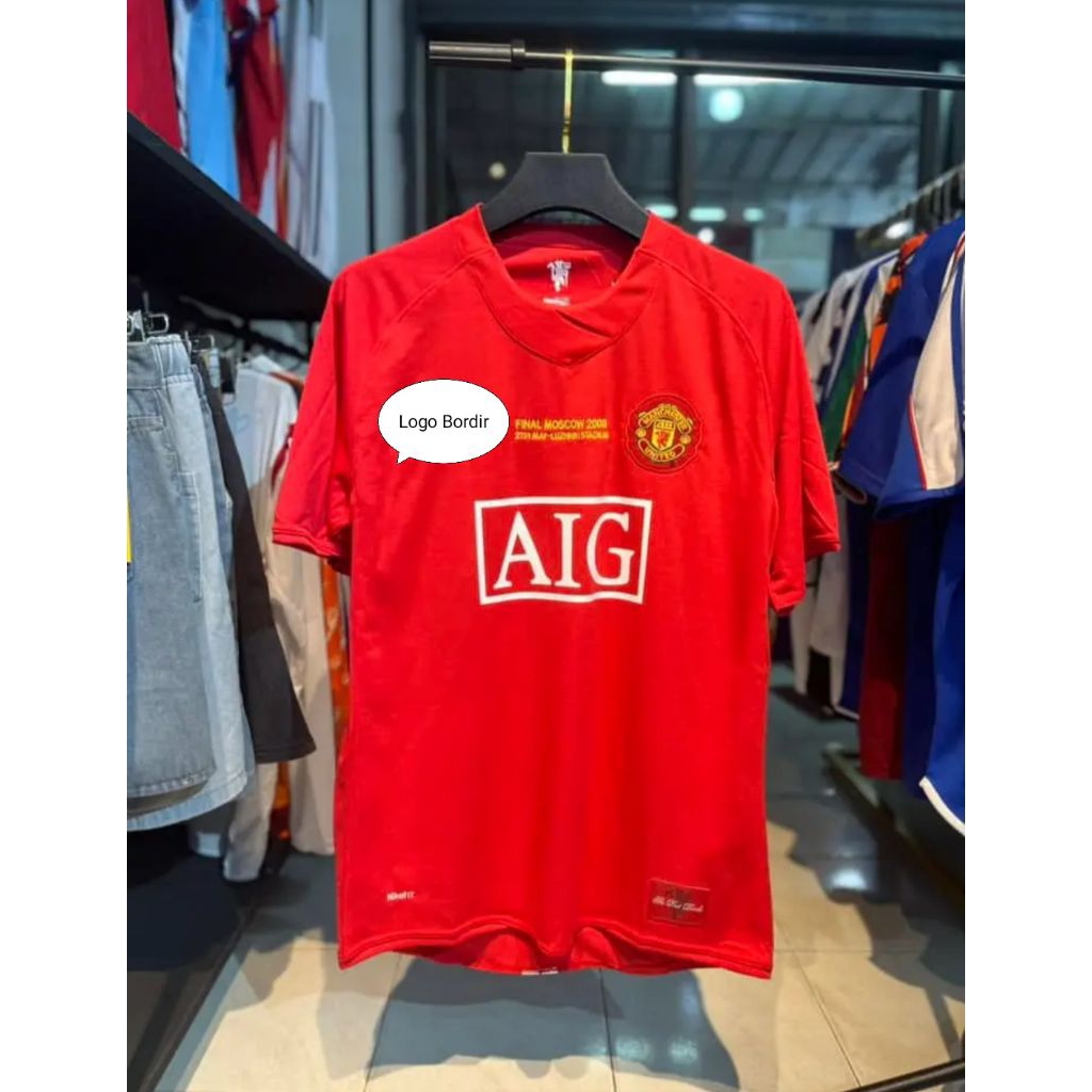 Retro/Vintage | Jersey Retro MU Home Final Moskow 2008 2009 08 09 Grade Ori/Jersey GO/Jersey Import/
