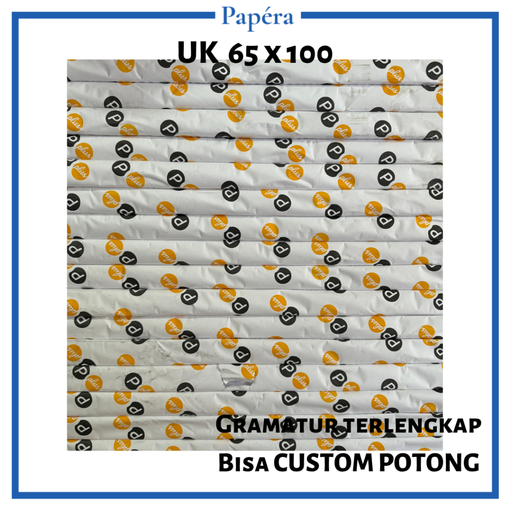 

Kertas HVS Putih Paper Plus Berbagai Gramatur 65 x 100