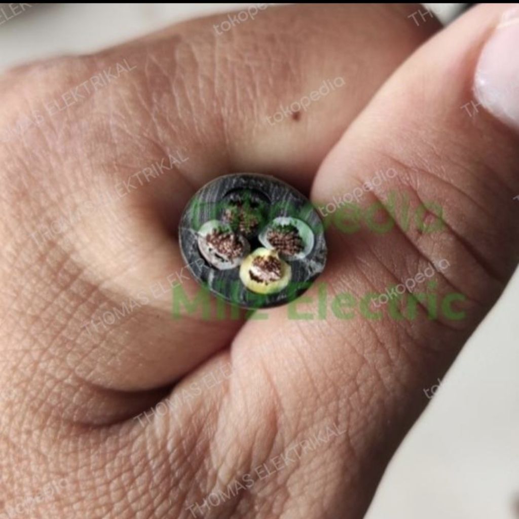 kabel nyyhy 4x4mm supreme kabel serabut warna Hitam @50mtr 4x4 mm supreme