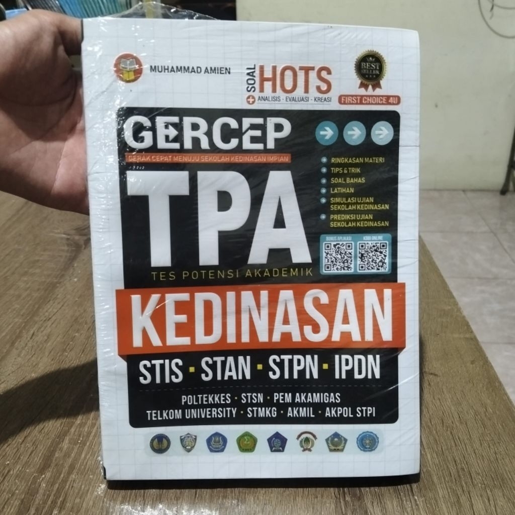 BUKU GERCEP TPA (TES POTENSI AKADEMIK) KEDINASAN (SOAL STAN,STIS,STPN,IPDN)-YRAMAWIDYA