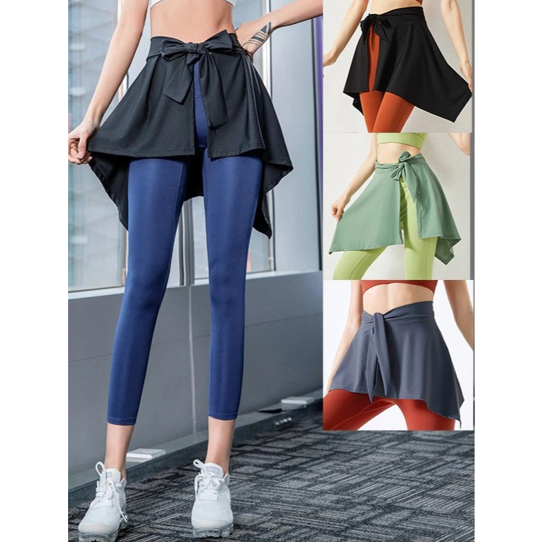 Rok Wanita Penutup Pinggul untuk Legging - Booty Cover Sporty Skirt Termurah di Shopee | Promo