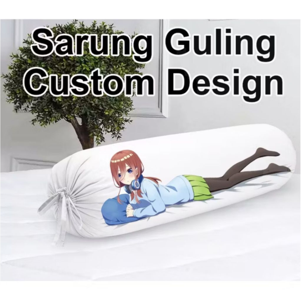 Sarung Guling Anime Custom Desain bisa Request Waifu HUSBANDO