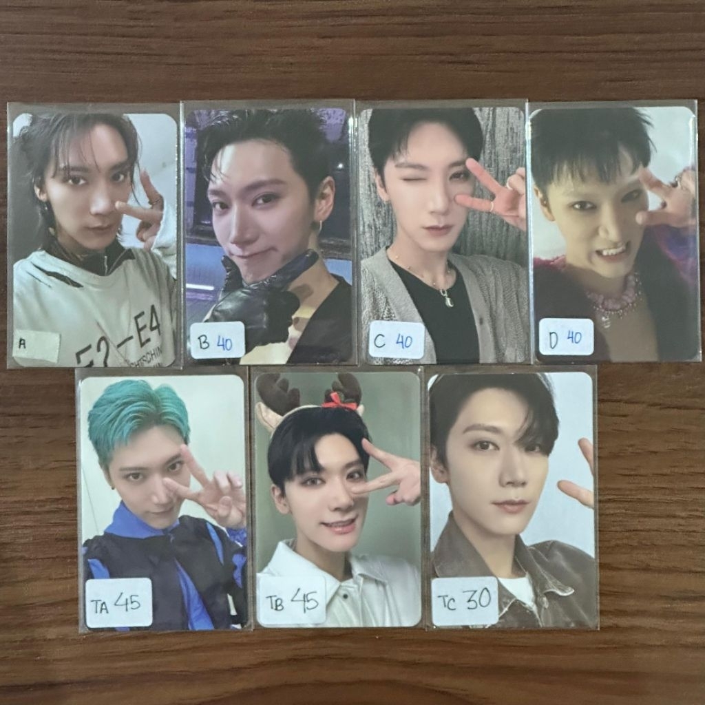 pc official Ten WayV NCT photocard