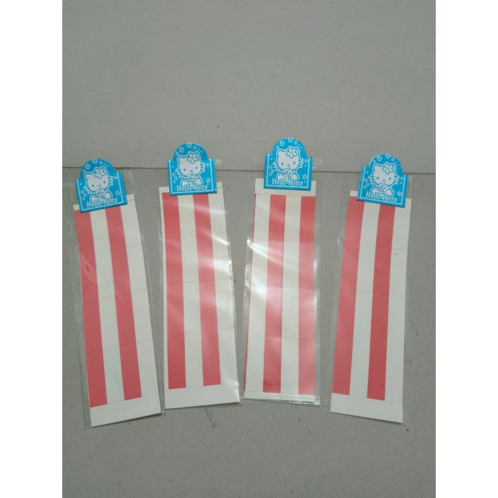 

20 lembar stiker pipi merah putih