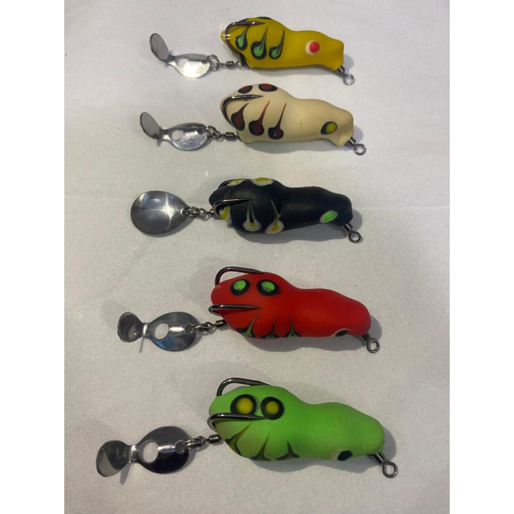 softrog konceklure umpan casting berisik // umpan casting gabus toman