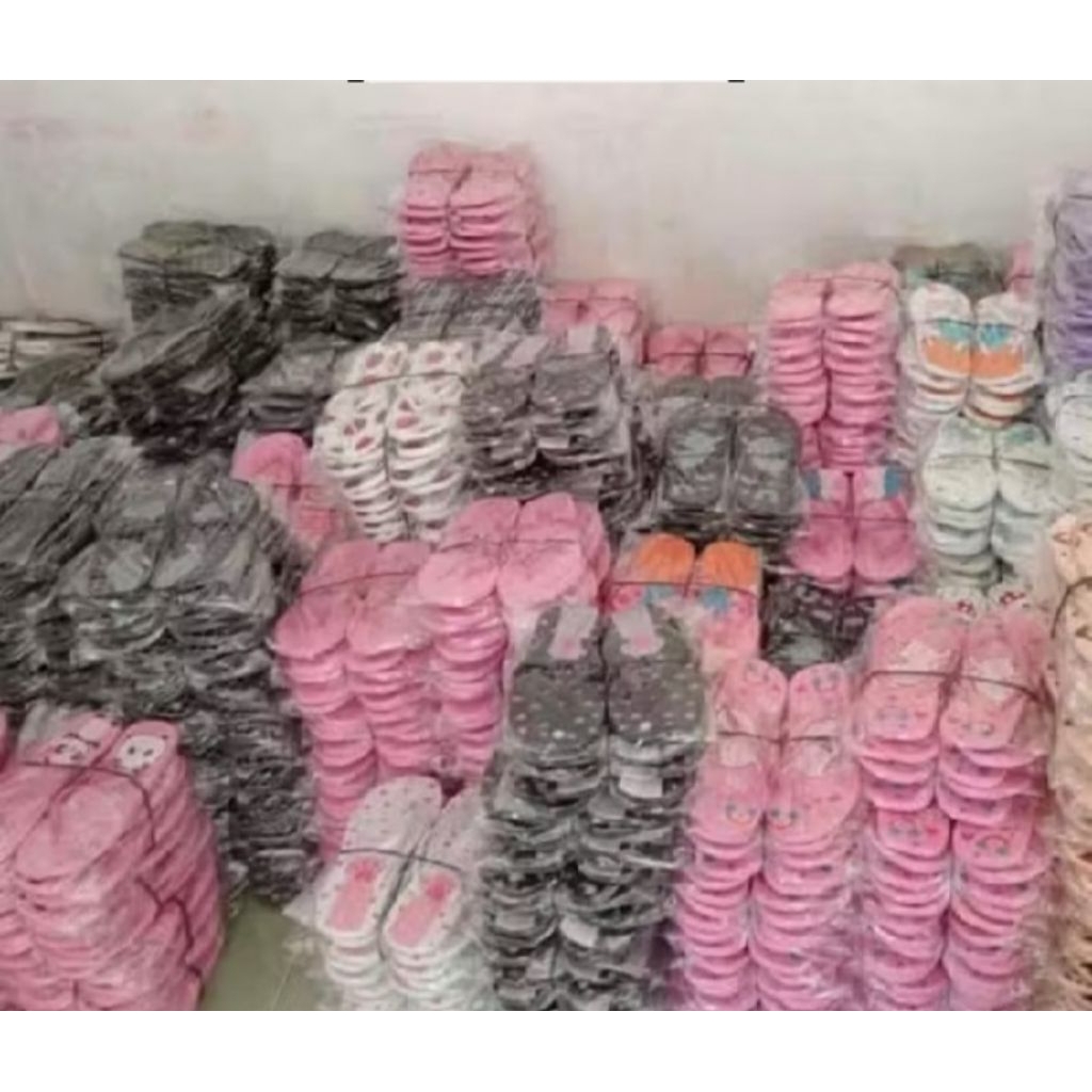 Sandal Jepit Paket Usaha. 1 Kodi / 20 Pasang RANDOM