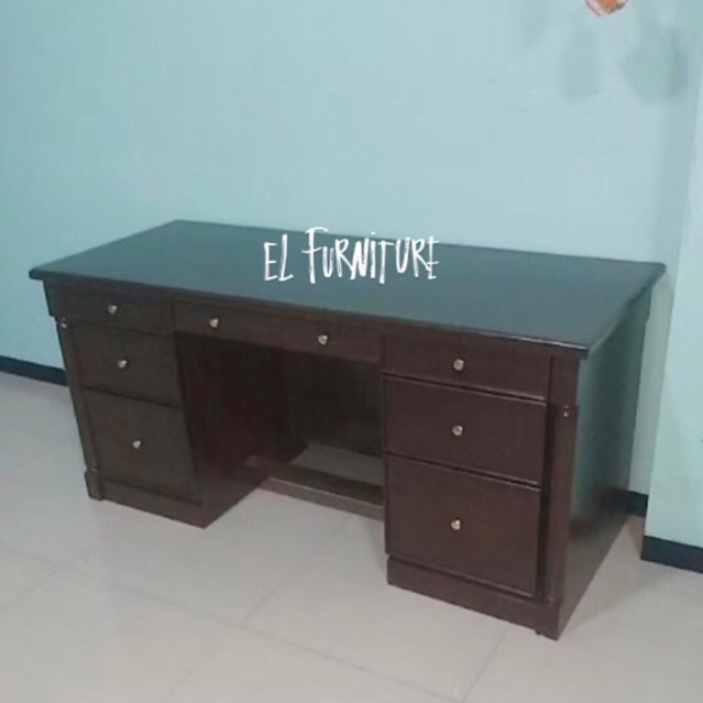 Meja Kantor Direktur Jati, Meja Kantor Jati