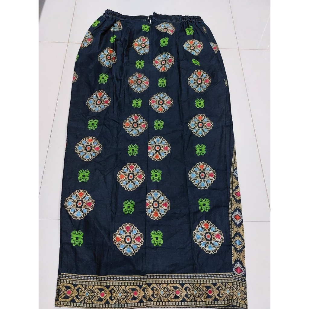 Rok Panjang Etnik bawahan kebaya Hitam