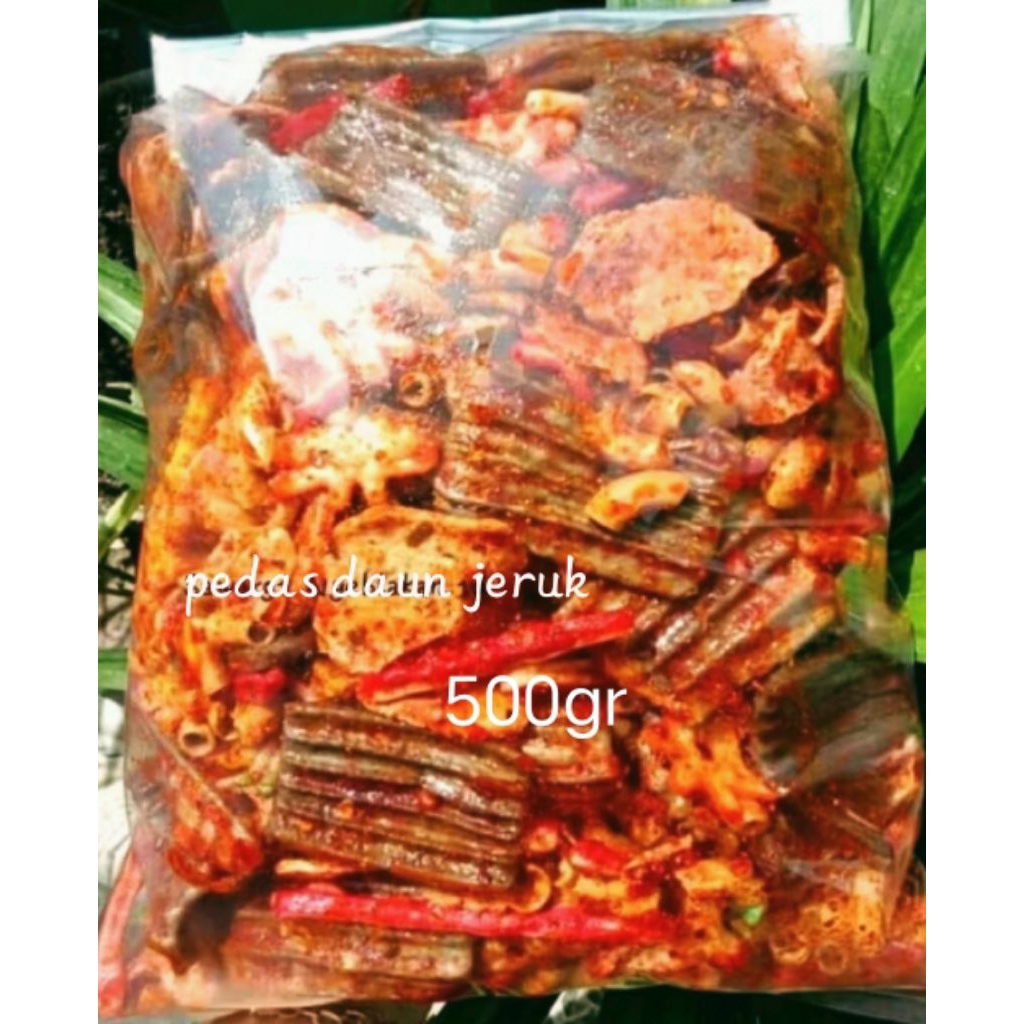 

SEBLAK CAMPURAN SEBLAK MIX PEDAS DAUN JERUK 1KG