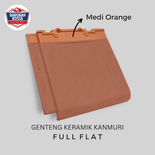 Genteng kanmuri full flat medi orange kw1