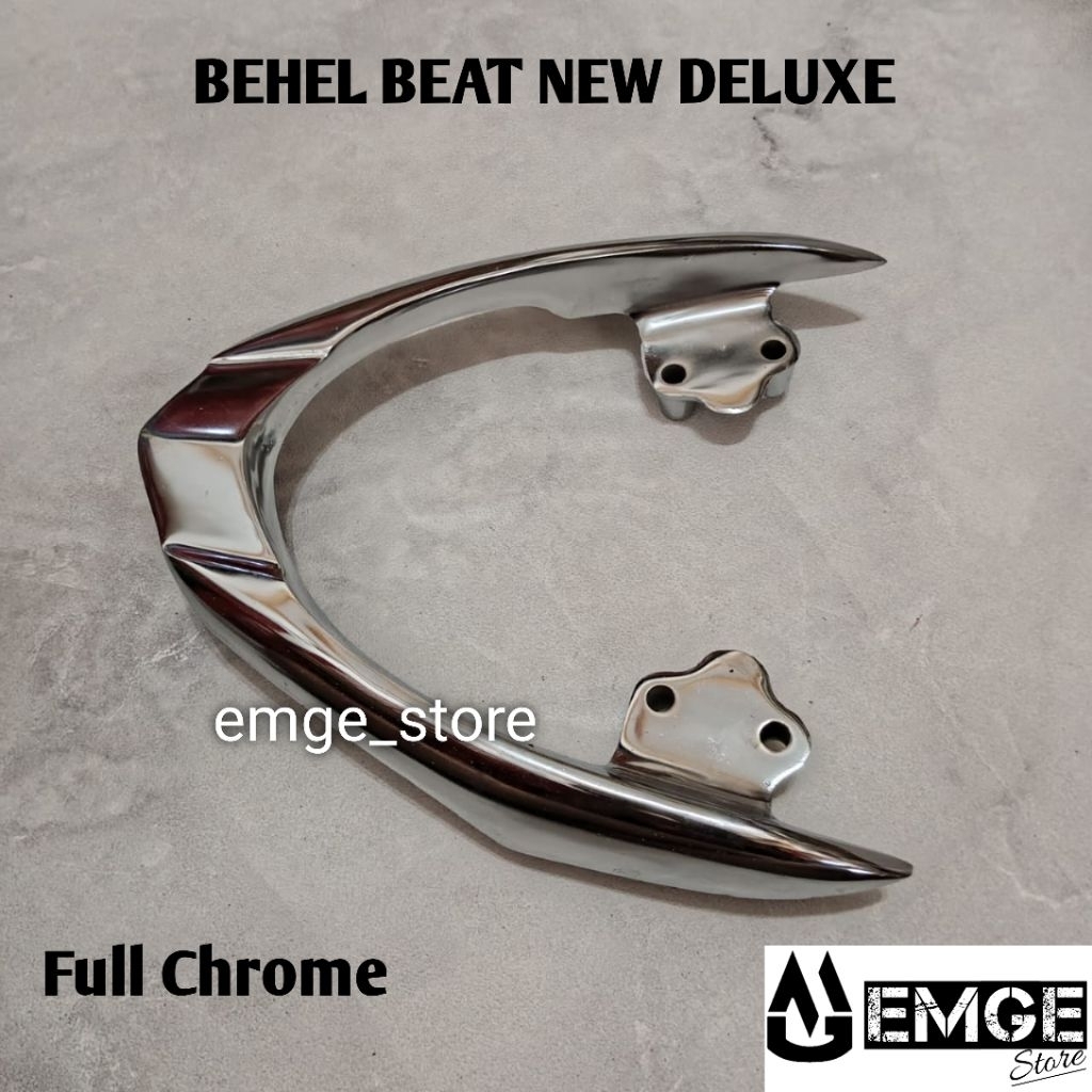 Behel Begel Beat New Deluxe FULL CHROME Planger Honda Beat New Deluxe Model Original FULL KRUM
