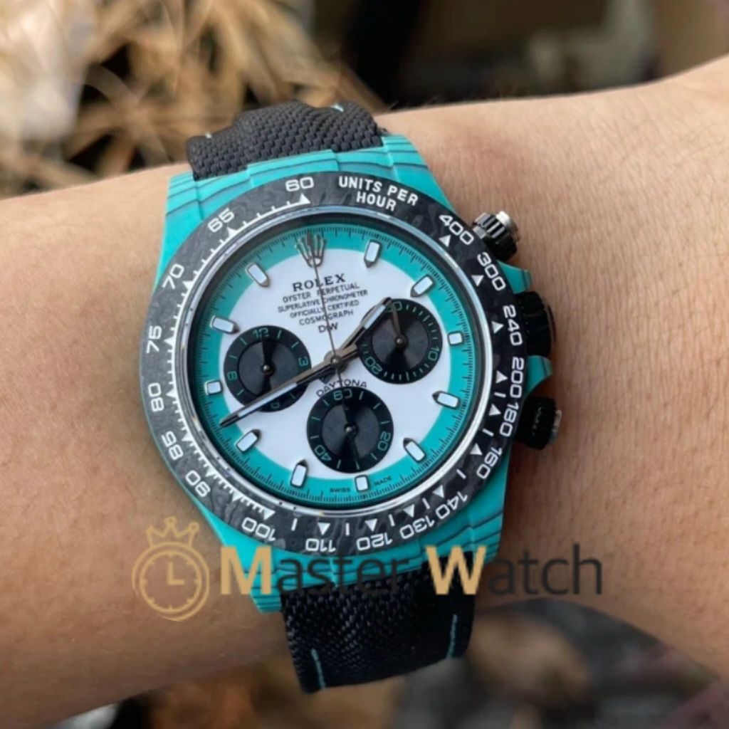 Rolex Daytona DIW Chronograph Carbon Blue Limited 40mm Original TIER 5 Set