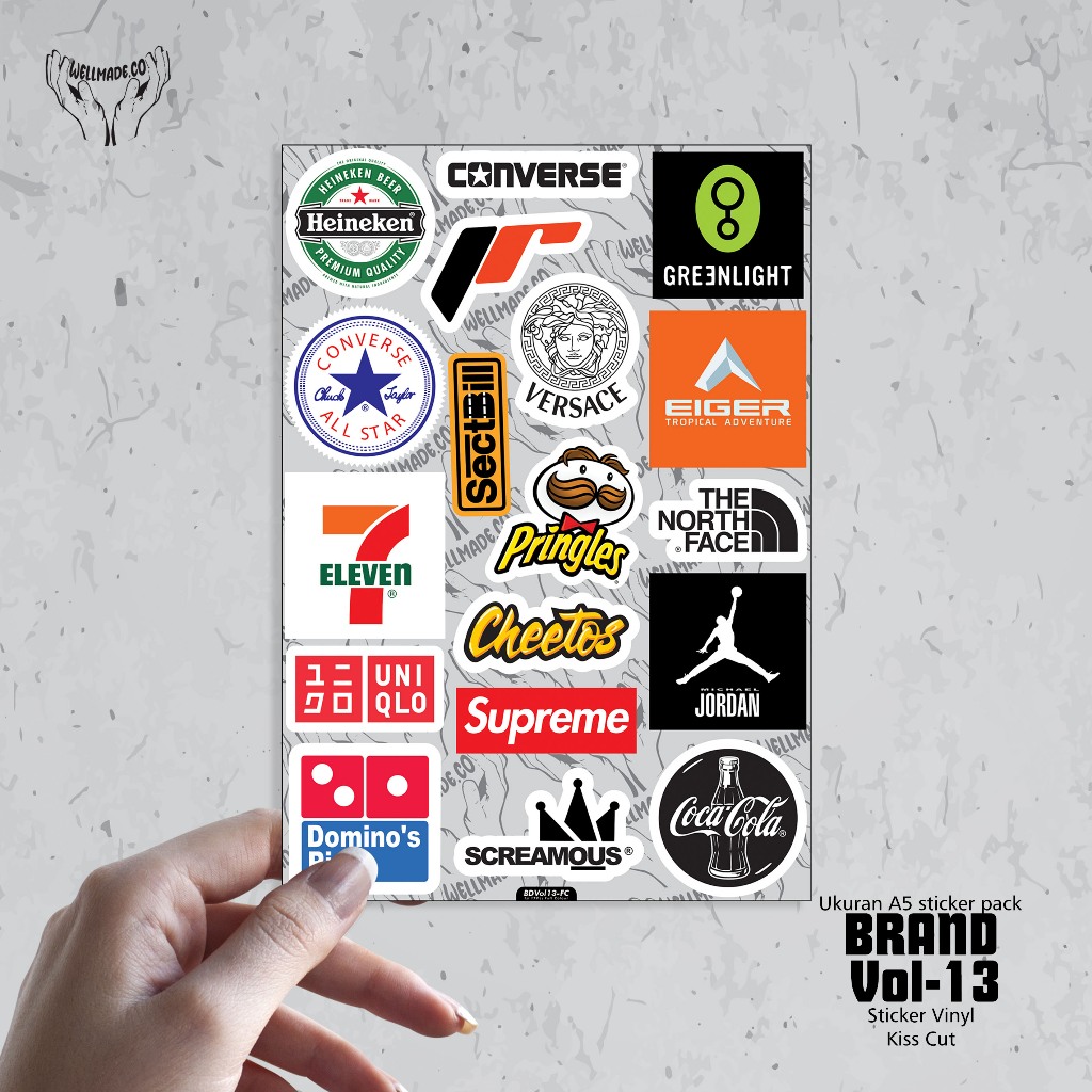 

Sticker Pack BRAND Tumblr Helm Laptop Lokal VOL13 FULL COLOUR