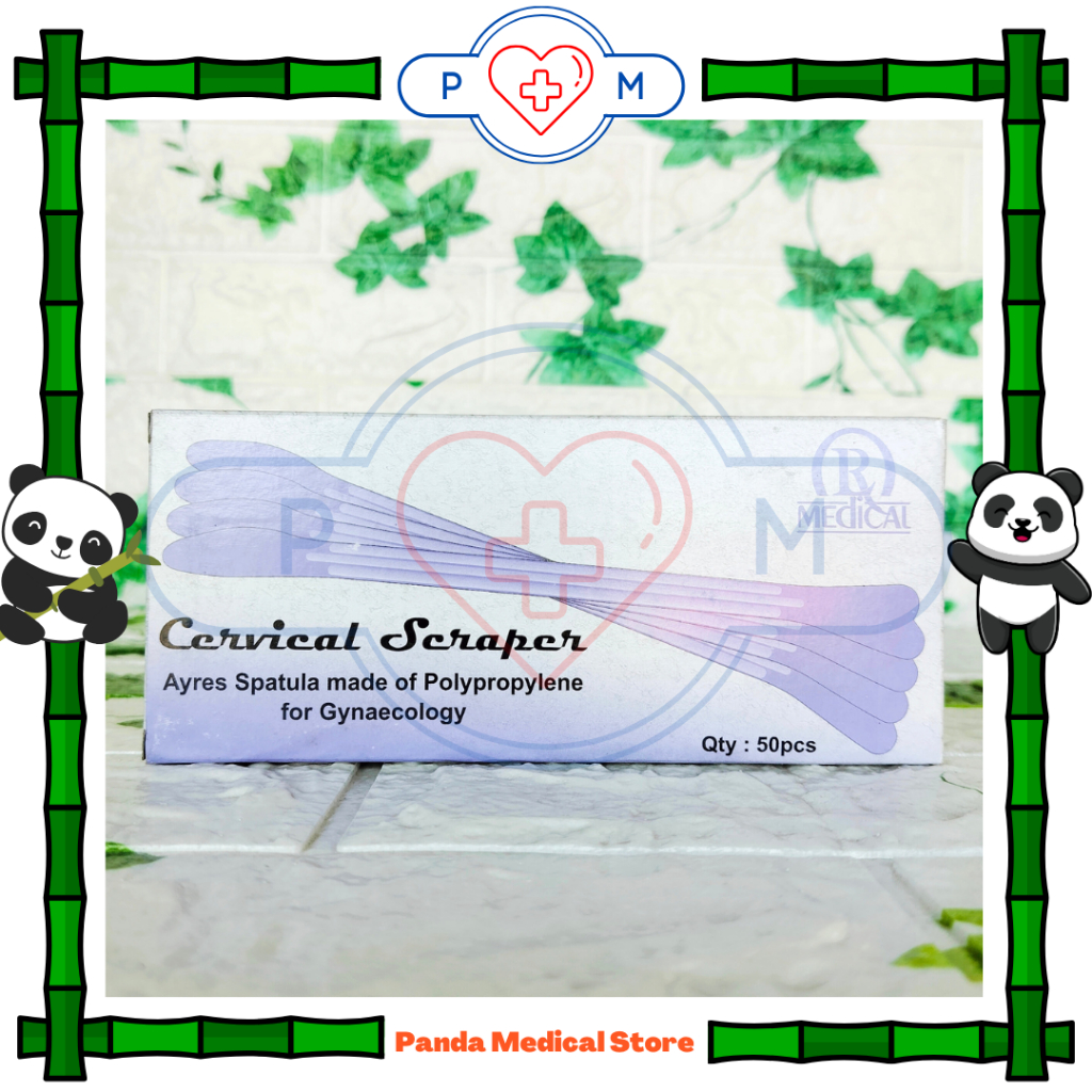 Spatula Ayre / Spatula Vaginal / Cervical Scraper / Alat Papsmear R Medical isi 50 Pcs
