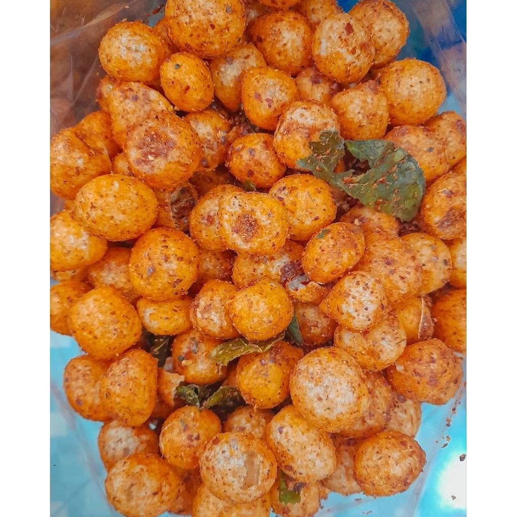 

Cimol Pedas Daun Jeruk Kemasan 1kg