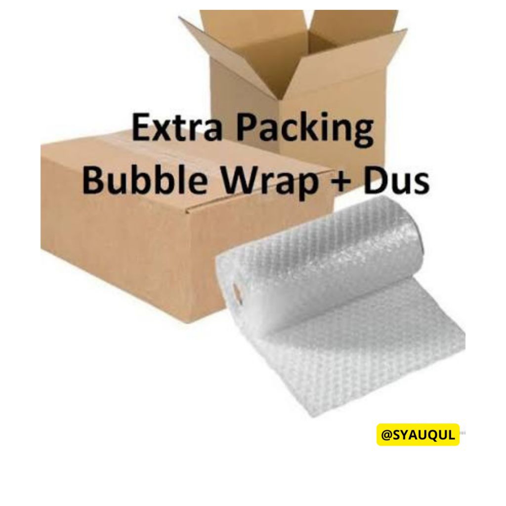 

Packing Ekstra / Packing tambahan kardus dan bubble wrap