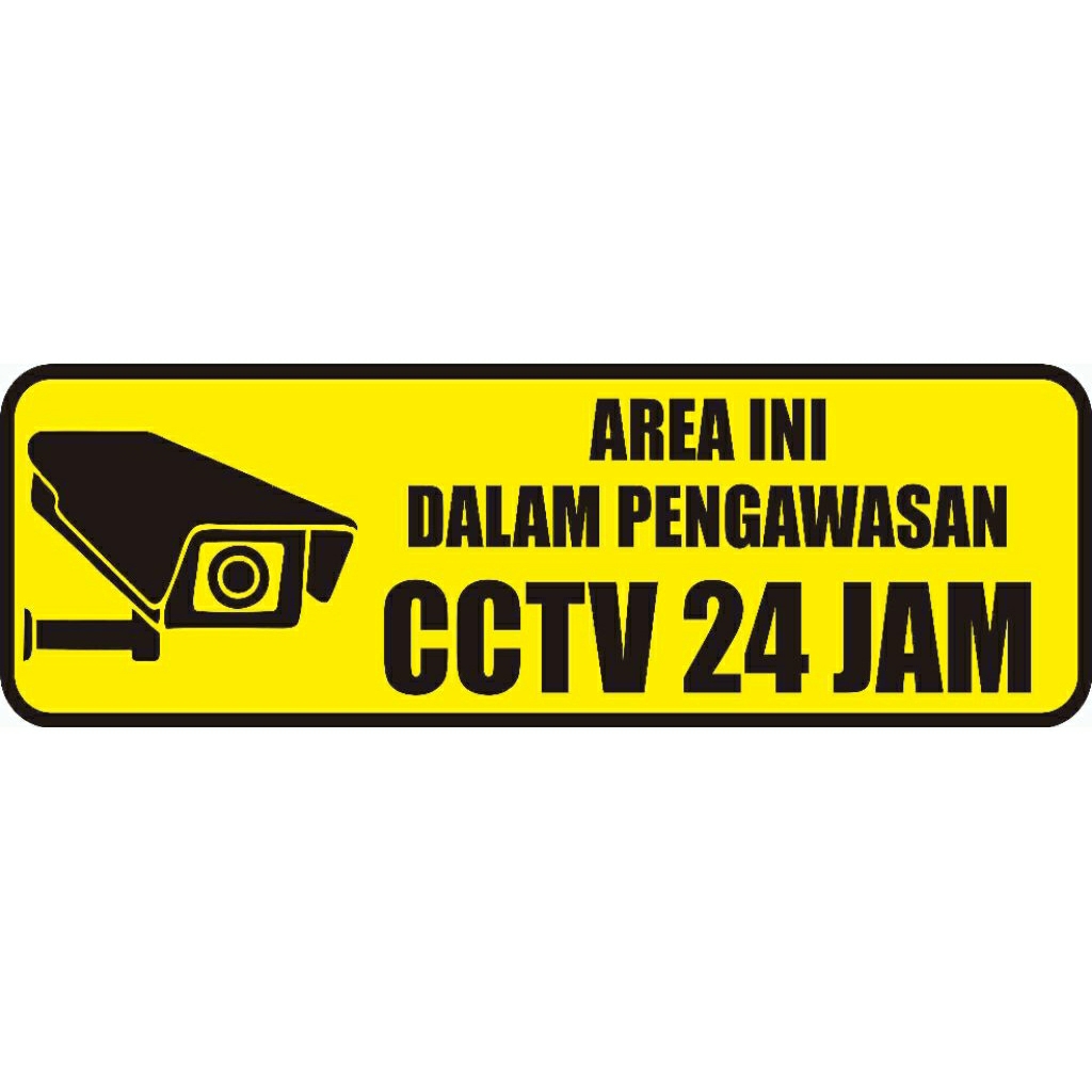 

HARZASTIKER STIKER PENGAWASAN CCTV ORIGINAL MURAH