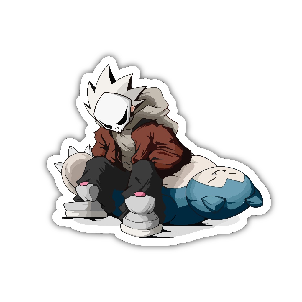 

ZV028 sticker karakter kartun anime aesthetic, stiker vinyl satuan