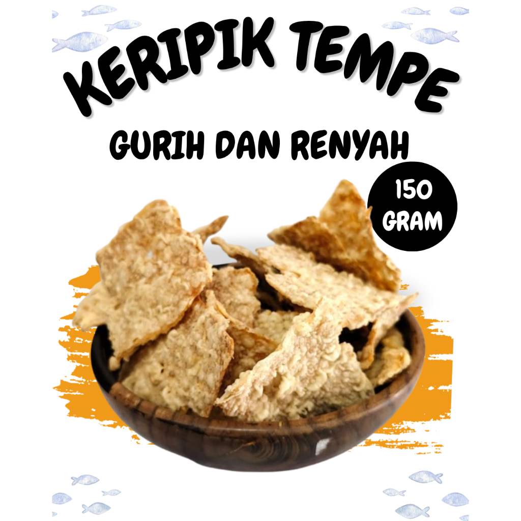

Keripik Tempe / Kripik Tempe Gurih Renyah Empuk - 150 gram