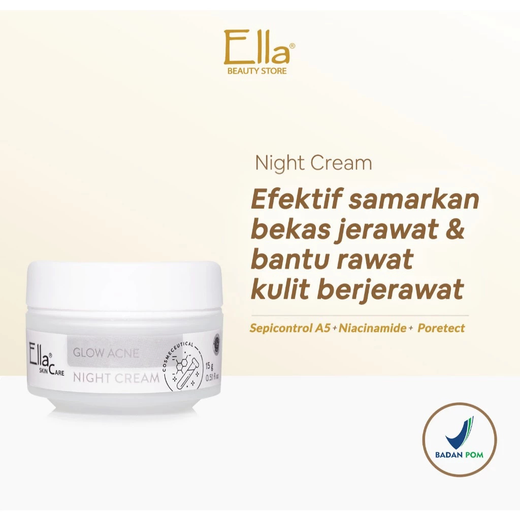 Ella Skincare Glow Acne Night Cream