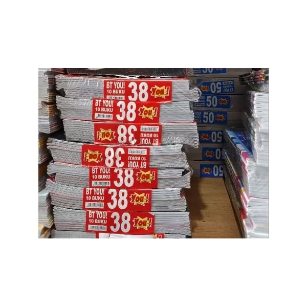 

BUKU TULIS YOU 38 1PAK(10BUKU)