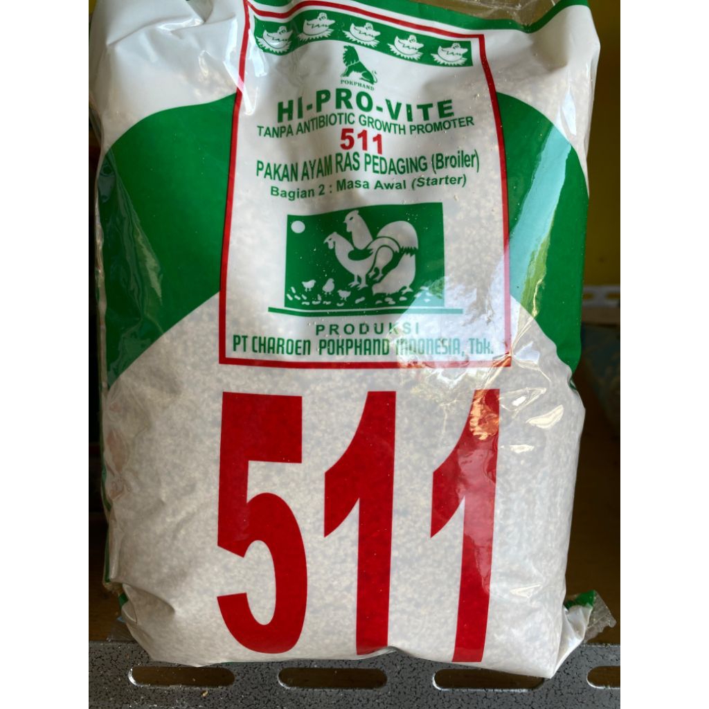 Voer Ayam Kecil 511 Pokhpand 1kg