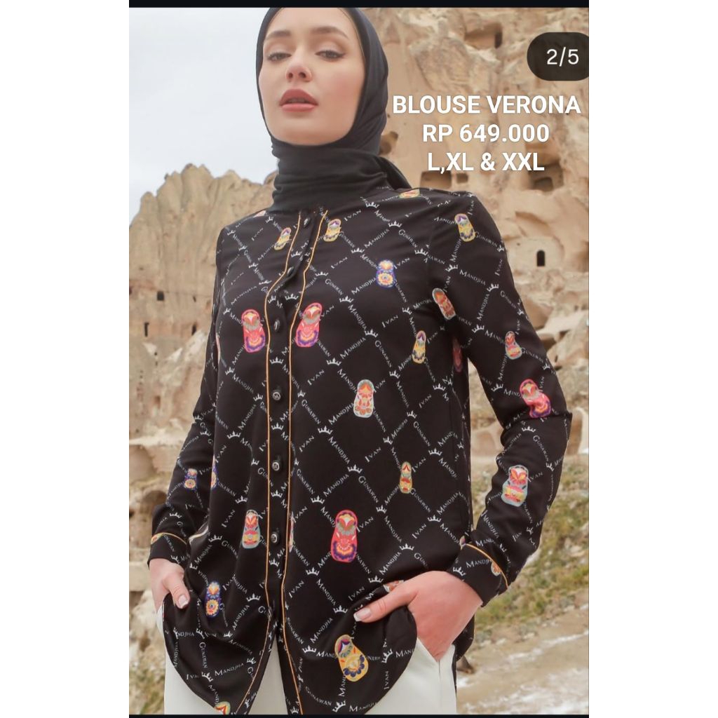 MANDJHA BLOUSE IVAN GUNAWAN FASHION ORIGINAL VERONA,READY OXANA,LAURETTA,SAVOY,SERENITY,MIRABELLA,PR