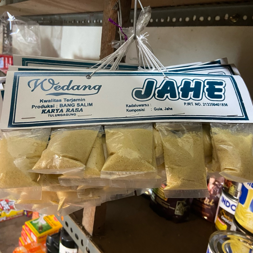 

Wedang Jahe produksi tulungagung isi 10pcs