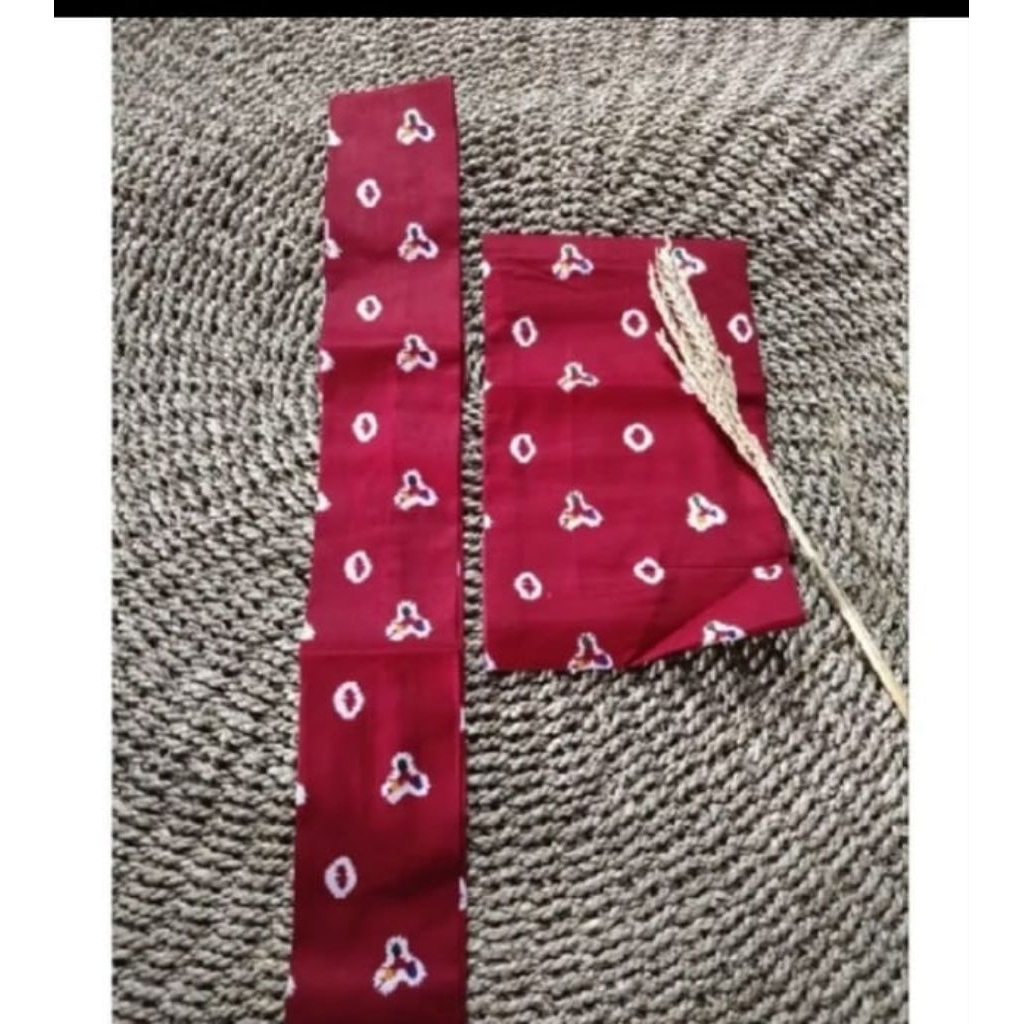 Set Selendang dan Angkin Kemben Batik Jumputan untuk Kebaya