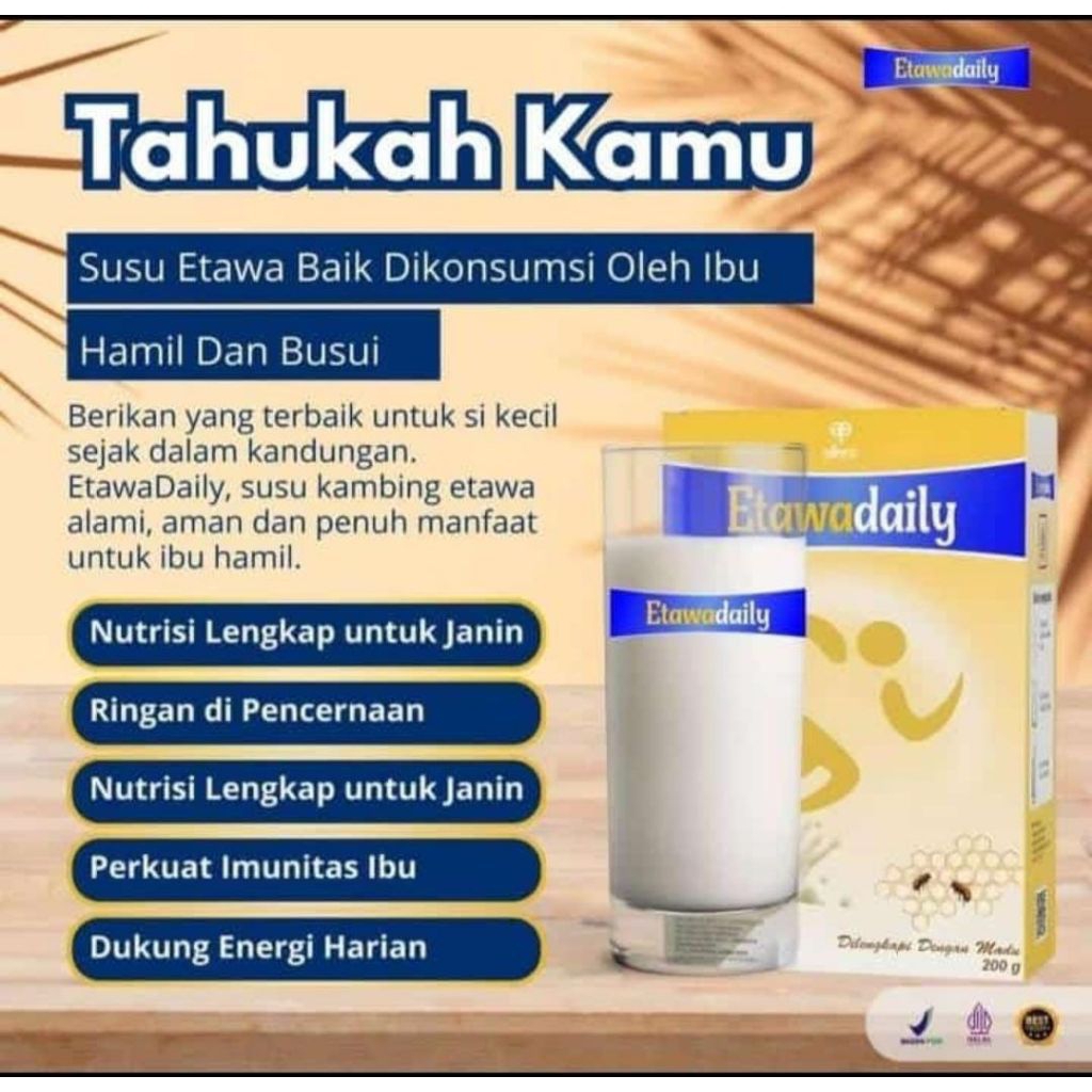 

susu kambing etawa daily