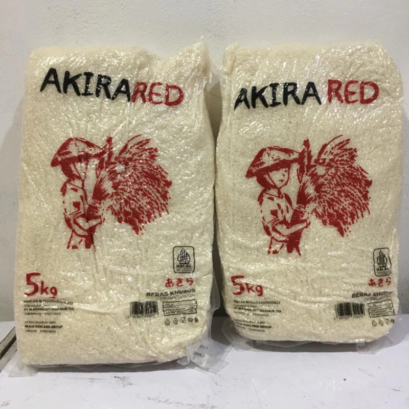 BERAS JEPANG AKIRA RED 5 KG / BERAS JEPANG / BERAS SUSHI / BERAS JAPONICA TARABAS
