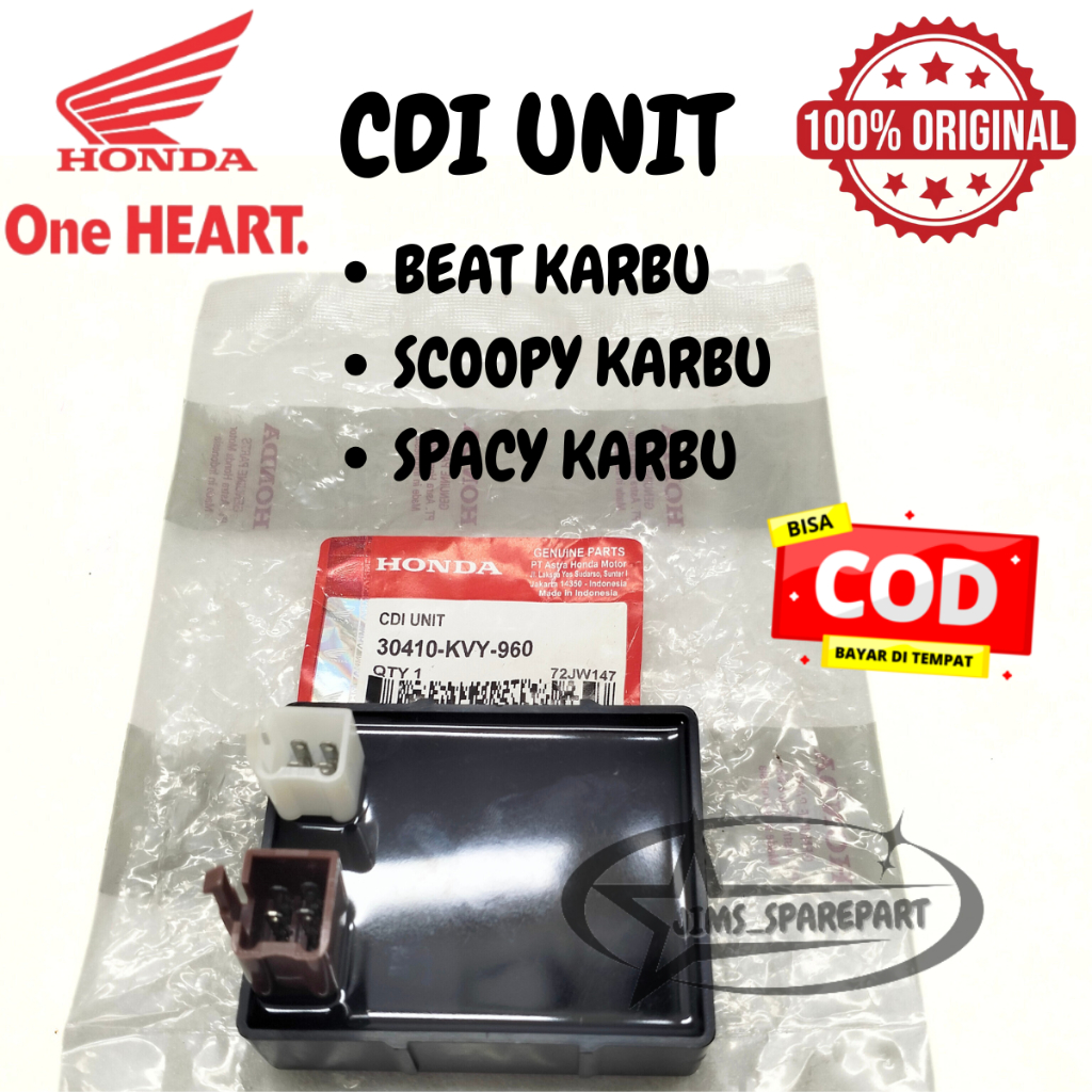 CDI UNIT HONDA KVY BEAT SCOOPY SPACY KARBU KUALITAS ASLI AHM ORI HGP HONDA