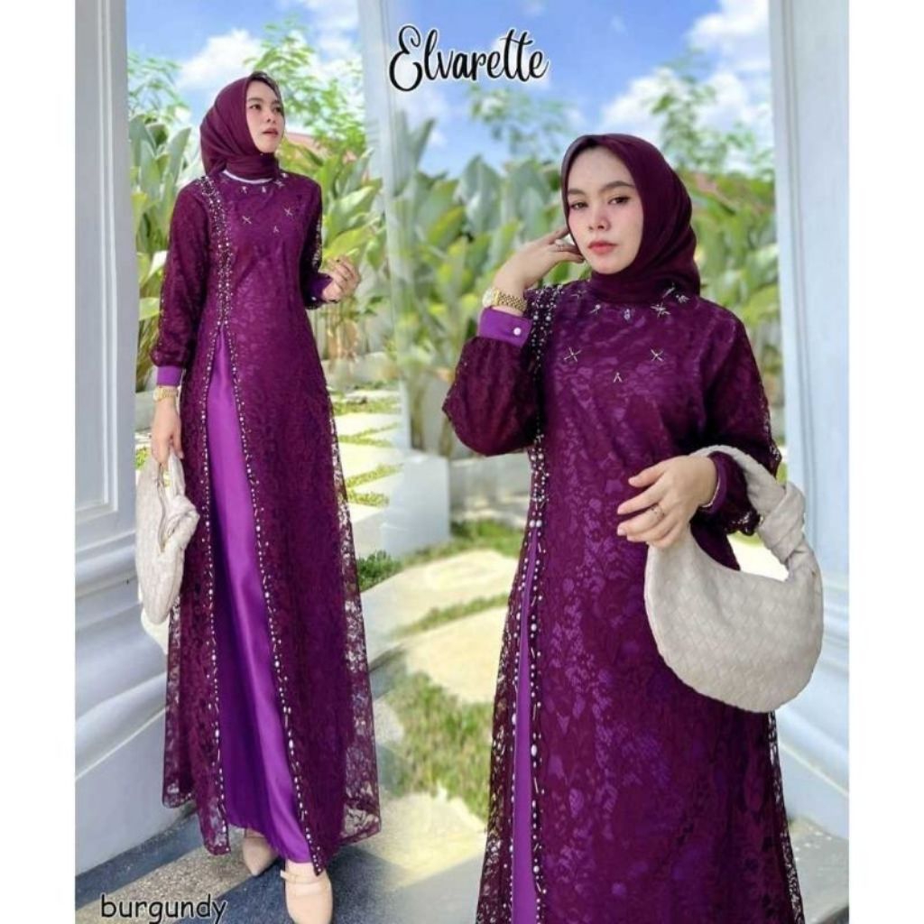 Halwa dress - Dress kondangan Dress Satin silk Premium