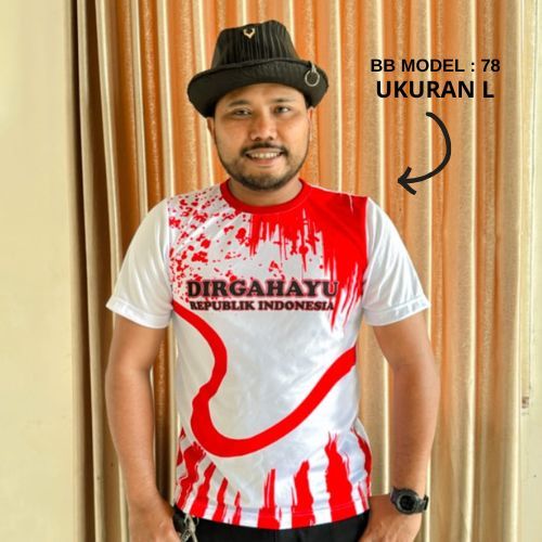 KAOS MERAH PUTIH/JERSEY MERAH PUTIH