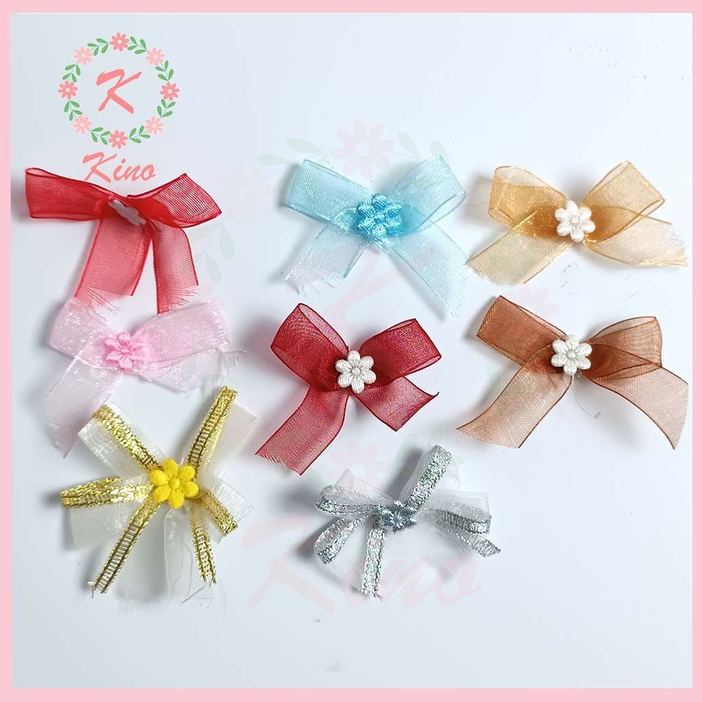 

[PER GROSS] Pita organdi sayap kecil jasmin pita hampers seserahan tingjing lamaran pita souvenir sovenir